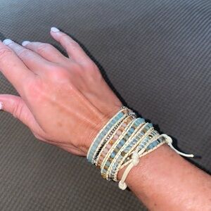 Beaded Wrap Bracelet. Women’s Beaded Bracelet. Worn 1x